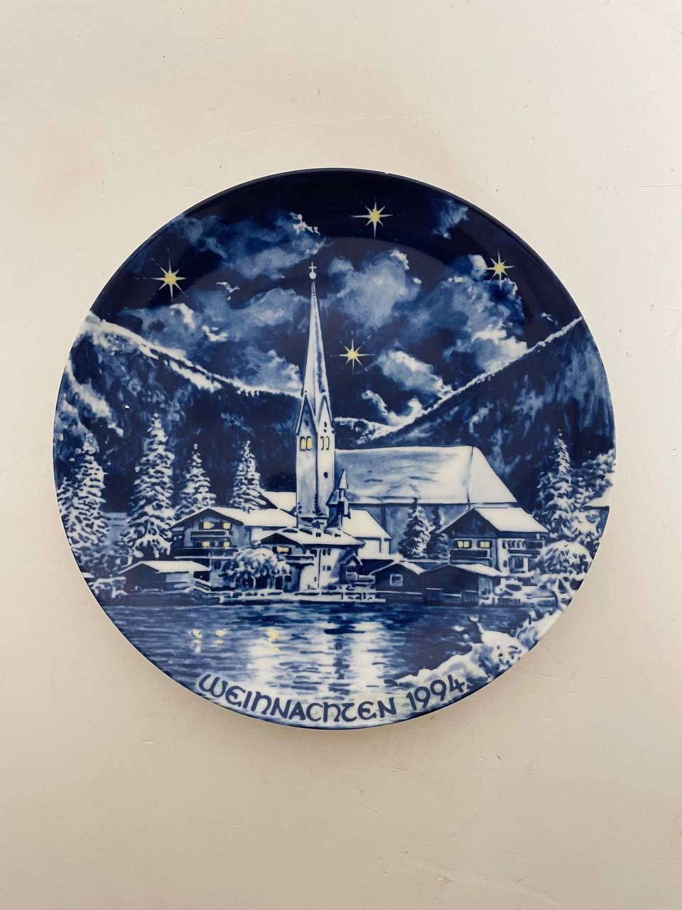 Винтажная тарелочка «Рождество 1994»