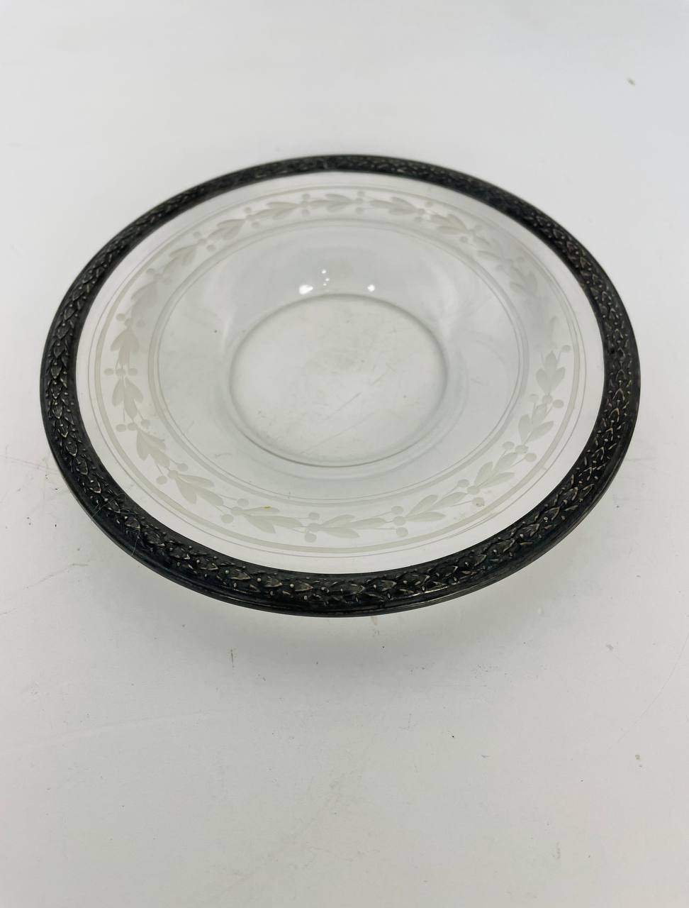 Хрустальная тарелочка