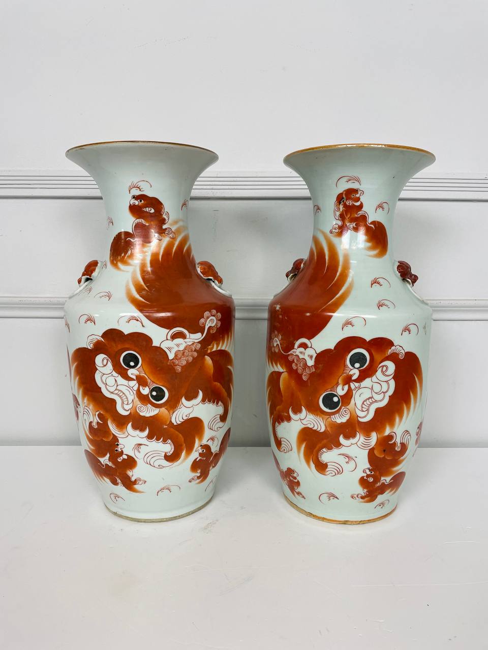 Пара ваз «Драконы»