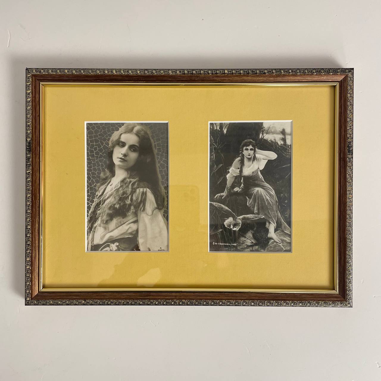 Старинные художественные фотографии-открытки