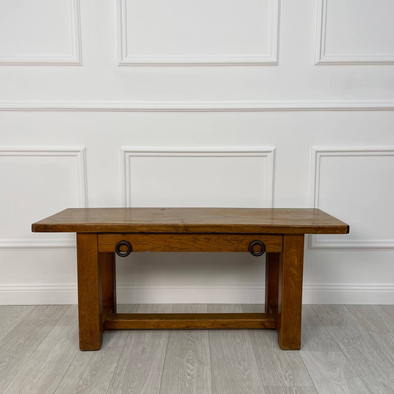 Старинный столик-скамья