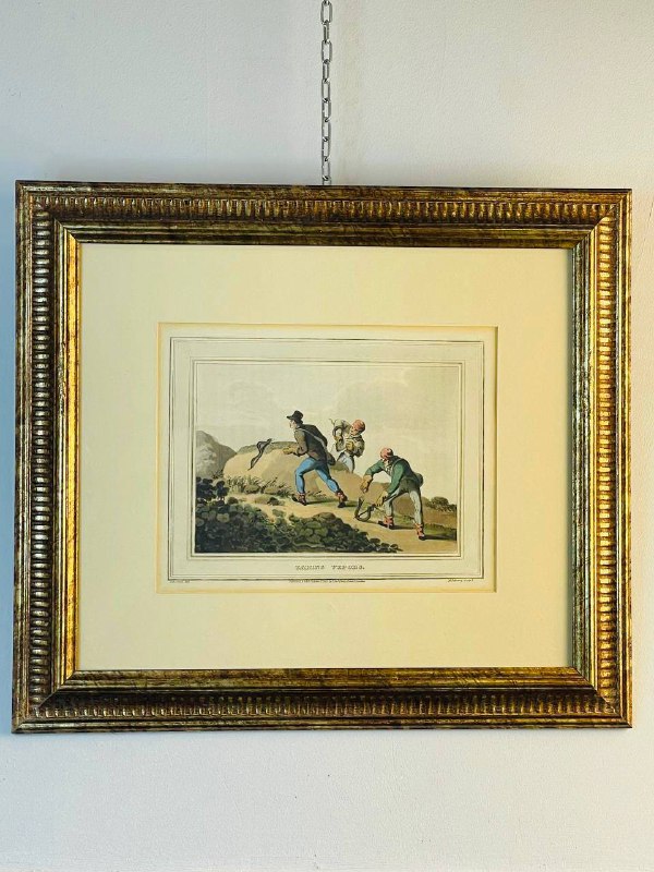 Винтажная гравюра