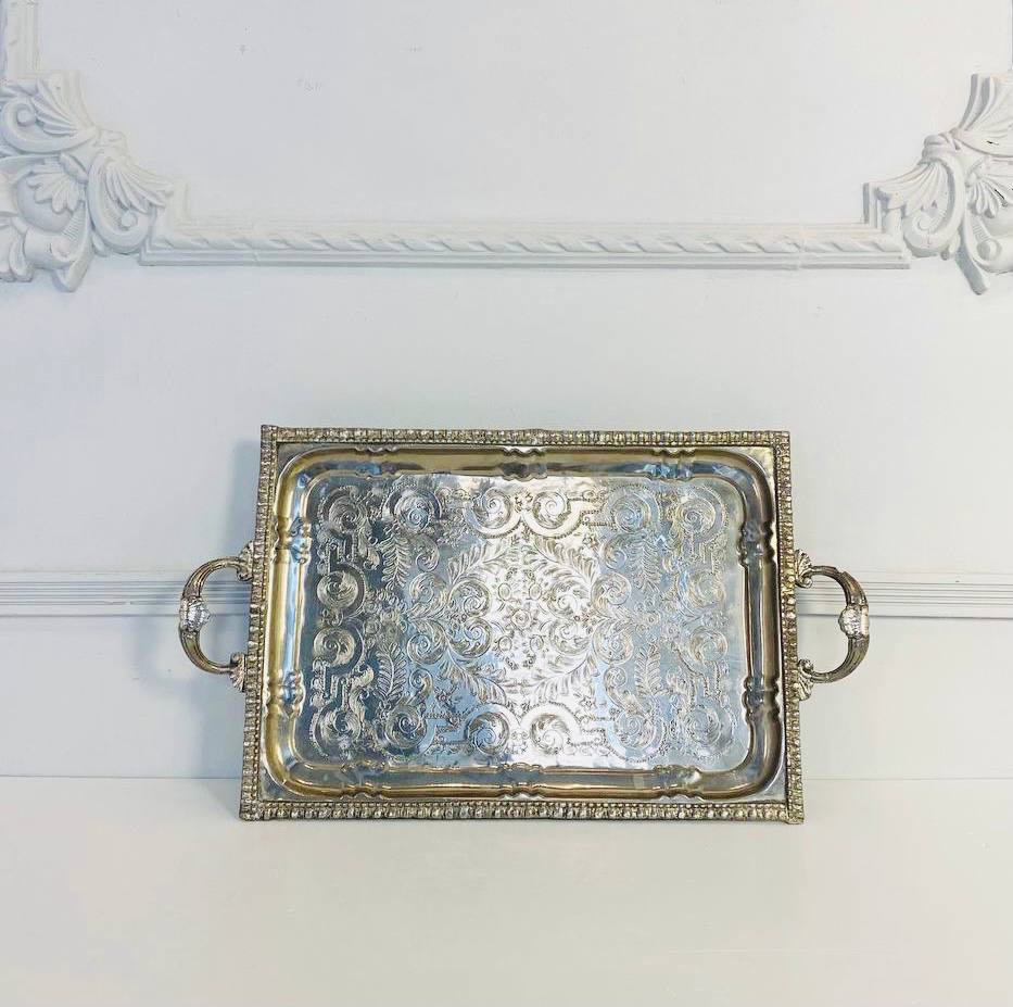 Антикварный поднос