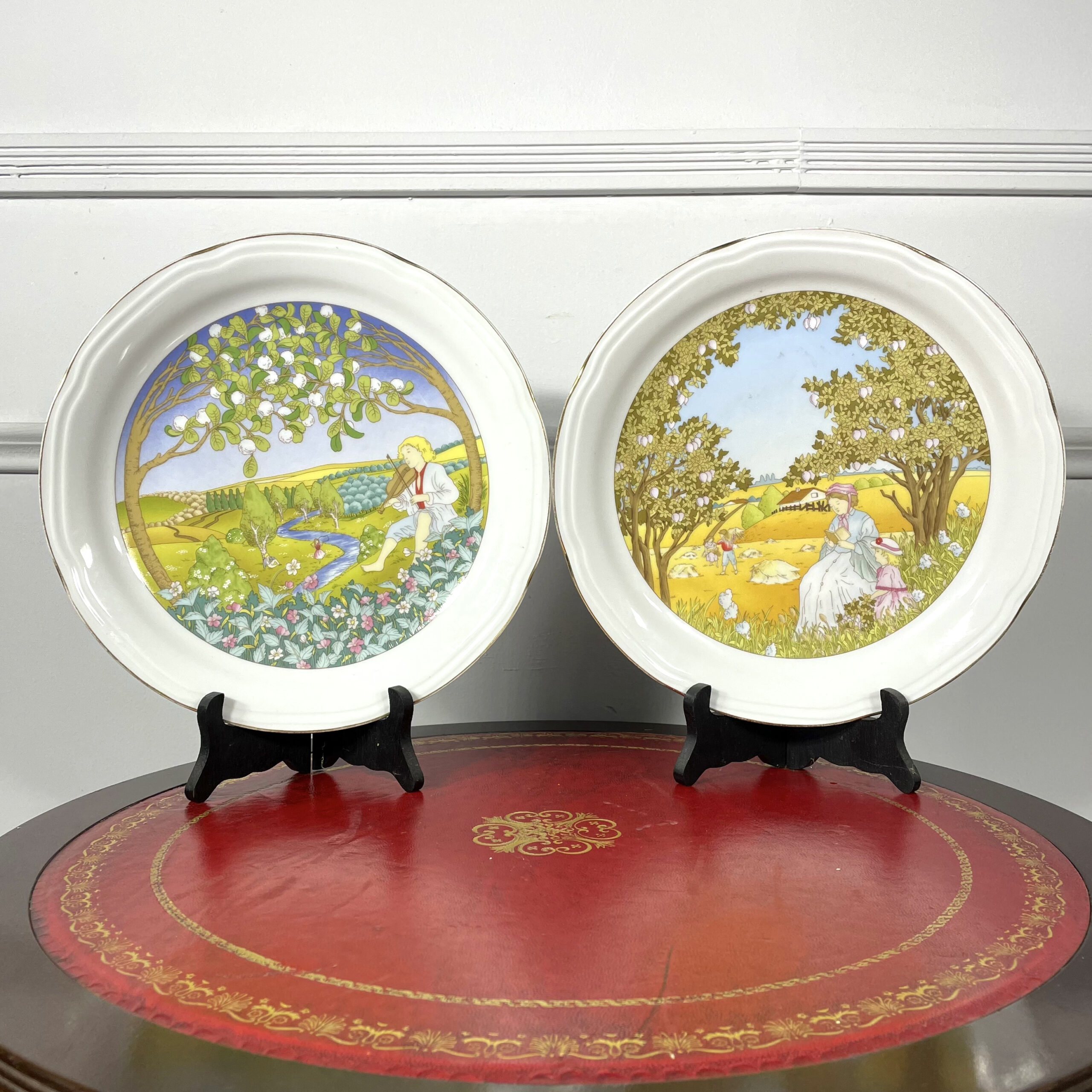 Парные винтажные тарелочки 1960-1970 гг, Irabia.