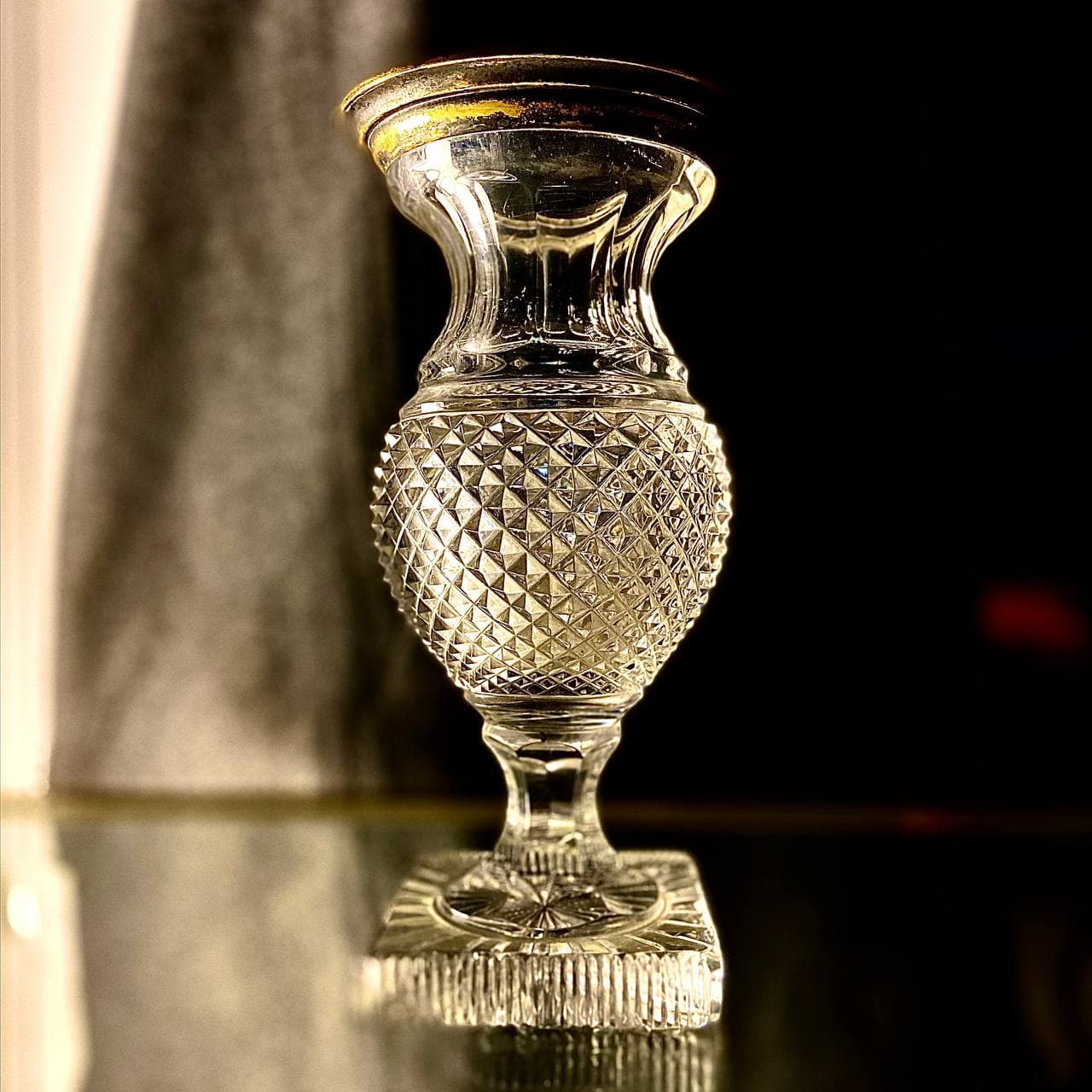 Хрустальная Ваза 1940х годов.