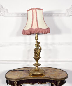 Винтажная бронзовая настольная  лампа 1960-х годов из Франции.