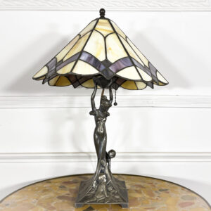 Настольная лампа в стиле Тиффани, эпоха модерн, начало ХХ века, Франция.