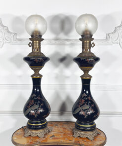Лампы парные антикварные, XIX век, Франция