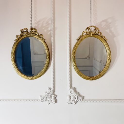 Парные антикварные зеркала начала ХХ века из Франции.